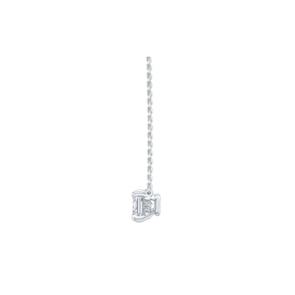 Chelsea Lab Diamond Emerald Pendant - Image 4
