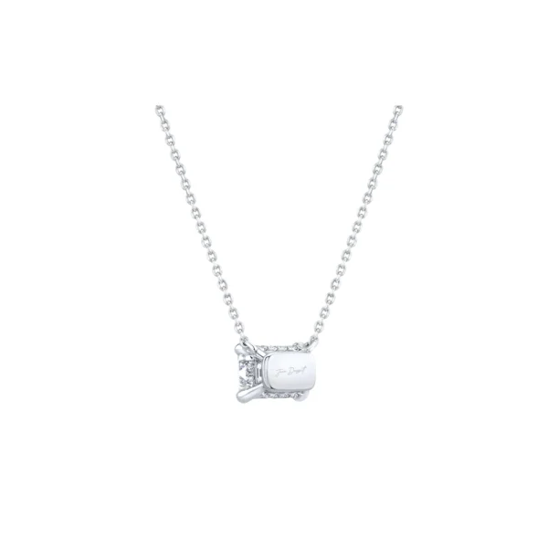 Chelsea Lab Diamond Emerald Pendant - Image 5