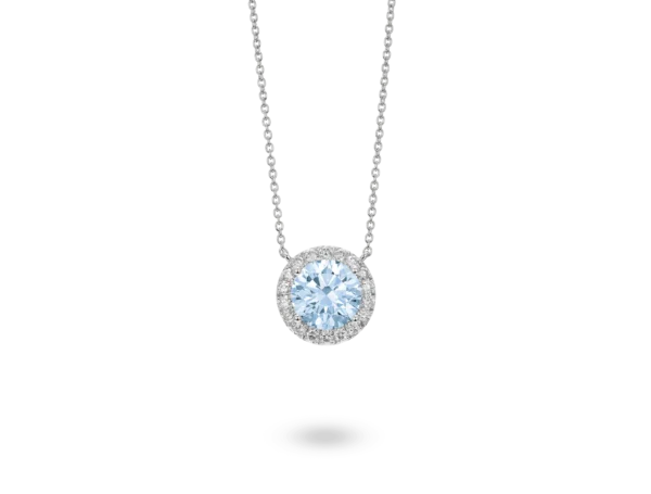 Lab-Grown Diamond 2ct. tw. Halo Pendant - Image 3