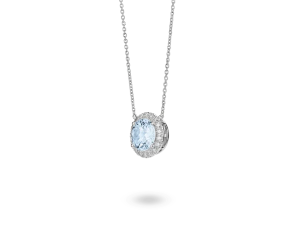 Lab-Grown Diamond 2ct. tw. Halo Pendant - Image 2