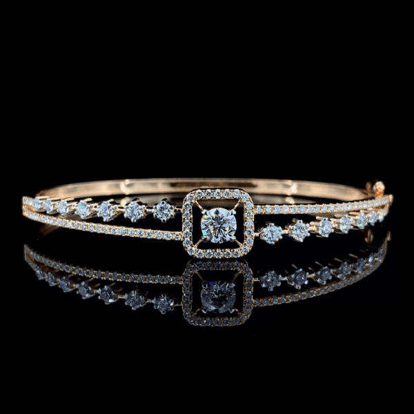 diamond gold bracelet