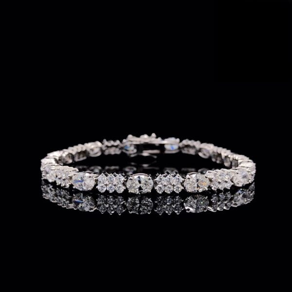 Round diamond bracelet
